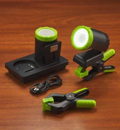 Pair Of Rechargeable Clip Lights