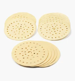 15-Pc. Sample Pack Of Mirka 6" Fine 50-Hole Gold Multifit Grip Discs