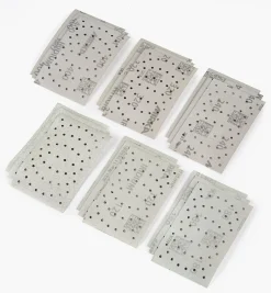 18-Pc. Sample Pack Of Mirka Iridium 3" × 5" 54-Hole Grip Sheets