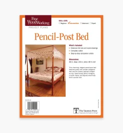 Pencil-Post Bed Plan