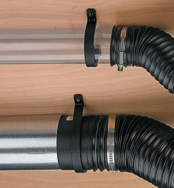 Permanent U-Bracket For Dust Collection Systems