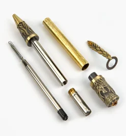 Phoenix Rising Ballpoint Twist Pen Hardware