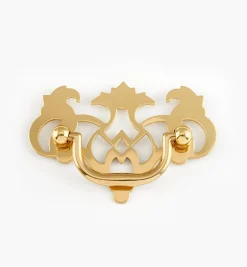Pierced Brass Cabinet Handles
