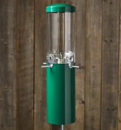 Pole-Mounted Squirrel-Proof Bird Feeder