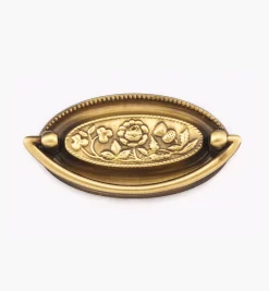 Pressed Floral Plate Pull