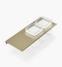 Rail-Mount Shelves For The Aluminum Wall-Mount Rail Storage System