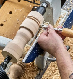 Rikon 1/2 Hp Mini Lathe & Set Of 3 Carbide-Tipped Turning Tools