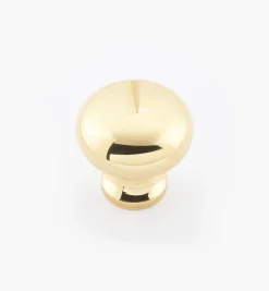 Round Brass Plain Knobs