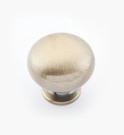 Round Brass Plain Knobs