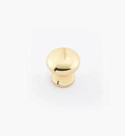 Round Brass Plain Knobs