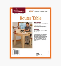 Router Table Plan