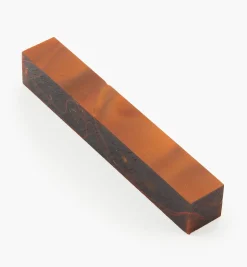 Rust & Black Acrylic Acetate Pen Blank
