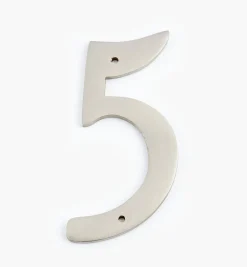 Script Cast Brass House Numbers