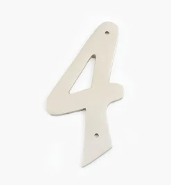 Script Cast Brass House Numbers
