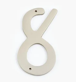 Script Cast Brass House Numbers