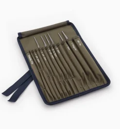 Set Of 6 Bahco Saw-Sharpening Files & Roll