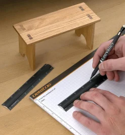 Set Of 4 Veritas Imperial Aluminum Bench Rules