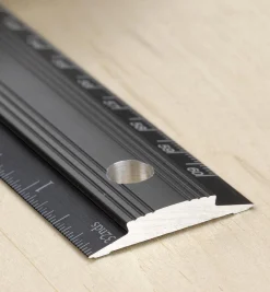 Set Of 4 Veritas Imperial/Metric Aluminum Bench Rules