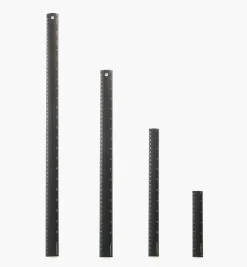 Set Of 4 Veritas Imperial/Metric Aluminum Bench Rules