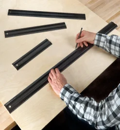 Set Of 4 Veritas Metric Shop Rules