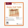 Shaker Hall Table Plan