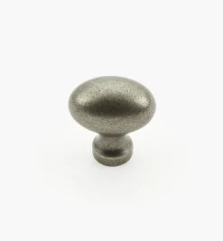 Simple Cast Oval Knob