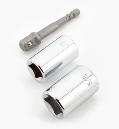 Sockets & Adapter Set For Veritas Dowel & Tenon Cutters