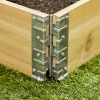 Stacking Corners For Raised-Bed Or Wagon Construction