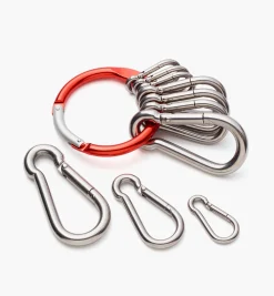Stainless-Steel Carabiner Set