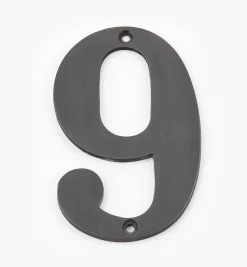 Standard Cast Brass House Numbers