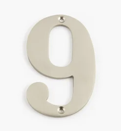 Standard Cast Brass House Numbers
