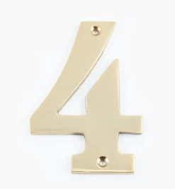 Standard Cast Brass House Numbers