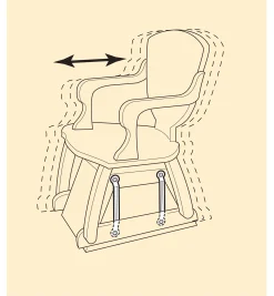 Swinging (Glider) Chair Brackets