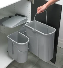 Swing-Out Dual Waste Bin