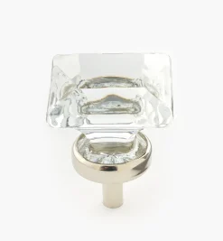 Table-Cut Glass Knob