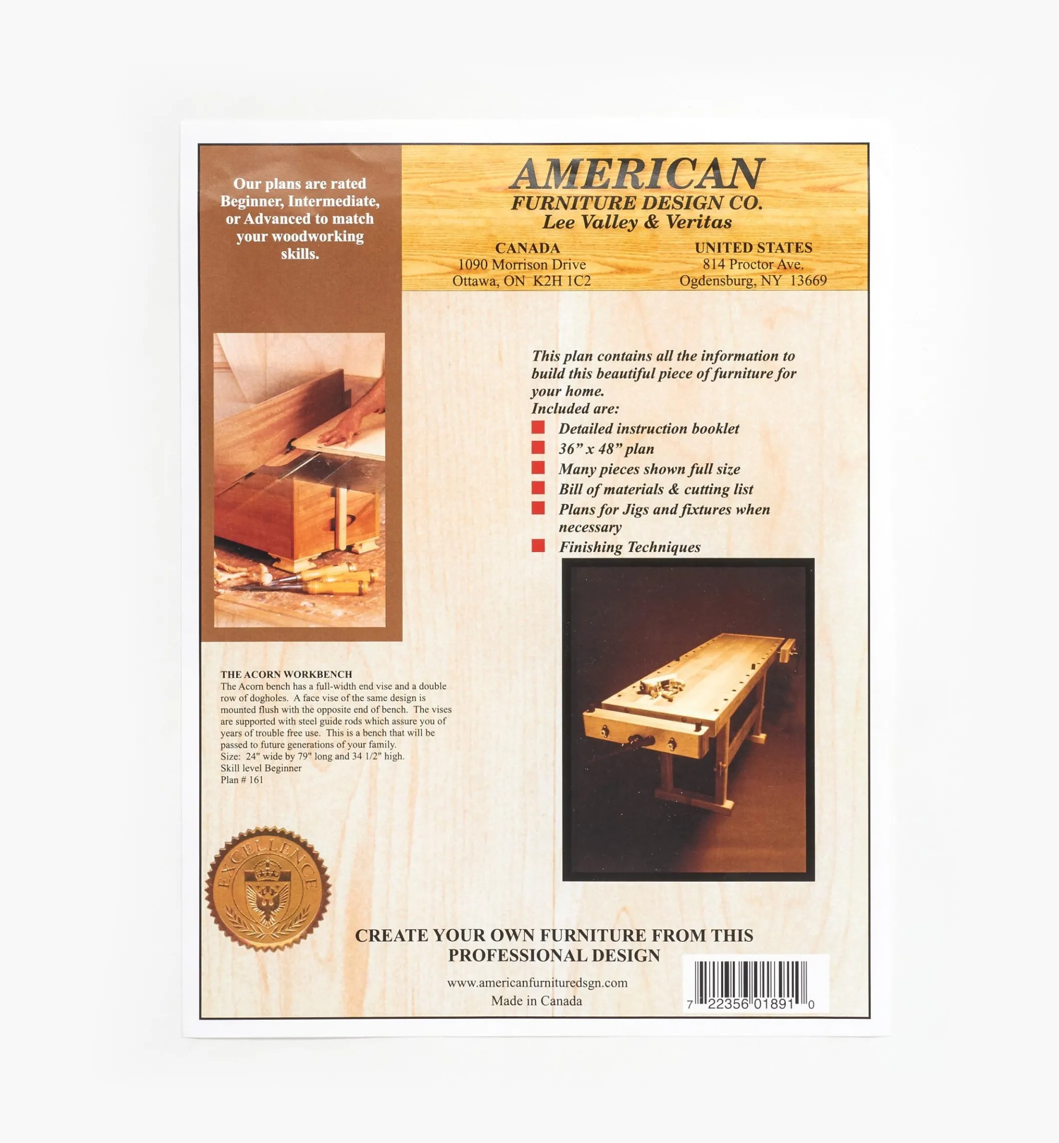 The Acorn Workbench Plan