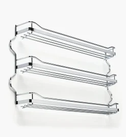 Three-Shelf Screw-Mount Spice Rack