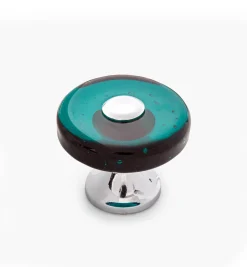 Tinted Glass Disc Knob