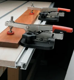 T-Track Toggle Clamp Plate & Bessey Auto-Adjust Clamps
