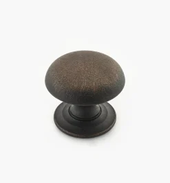 Turned Brass Domed Knobs