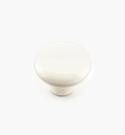 White Ceramic Knobs