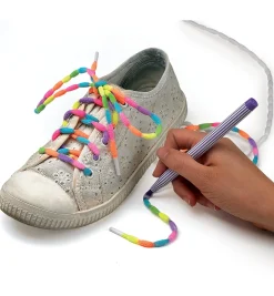 White Laces That Stay Tied