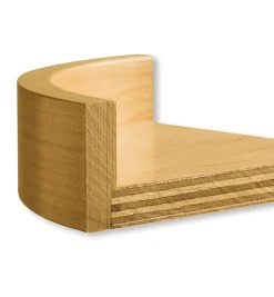 Wooden Kidney Shelf Set